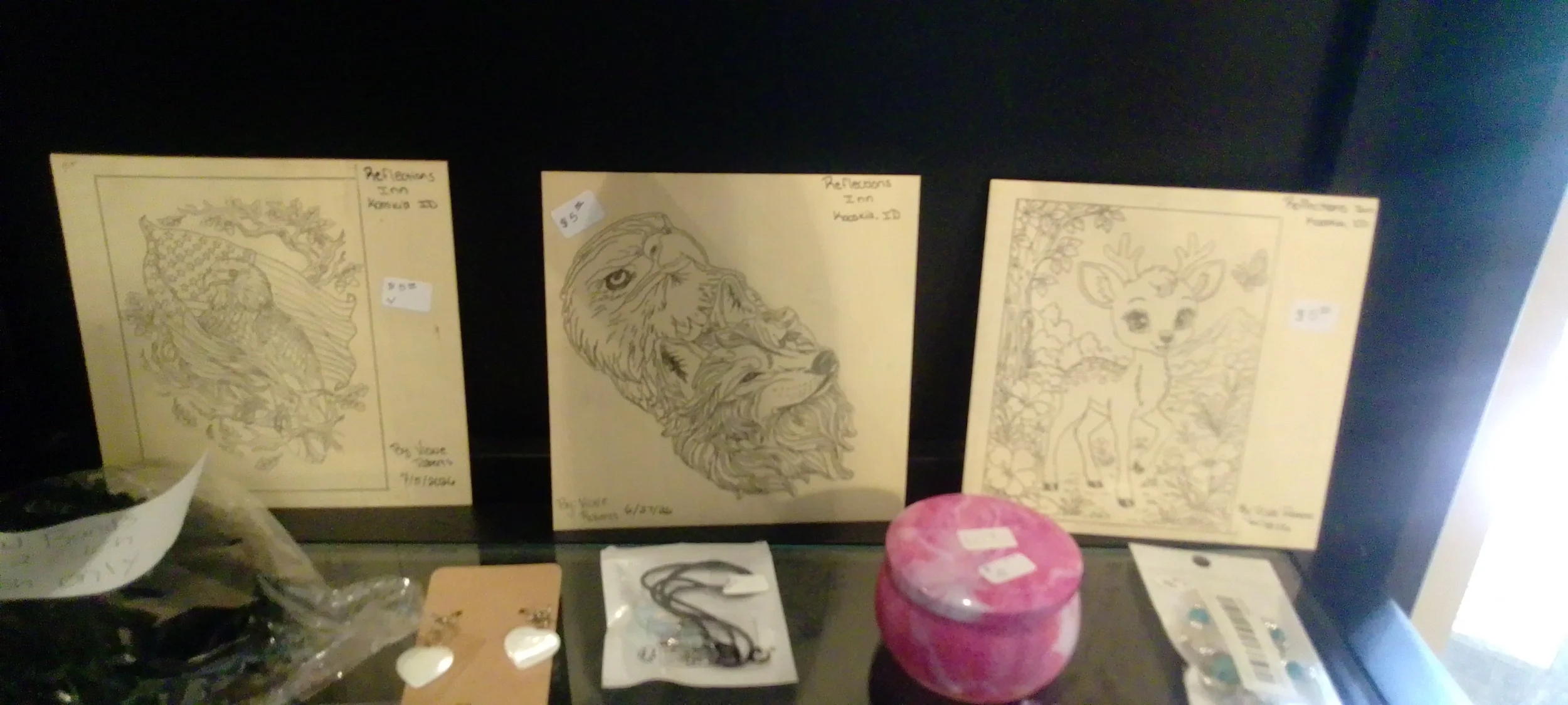 Hand drawn pictures 